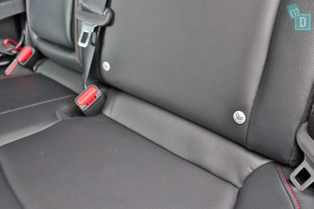 2020 Honda Civic RS Hatch ISOfix child seat anchorages