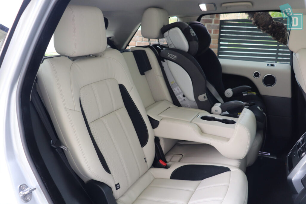 Range Rover Sport 2020 HSE R-Dynamic with forward facing child seat installed