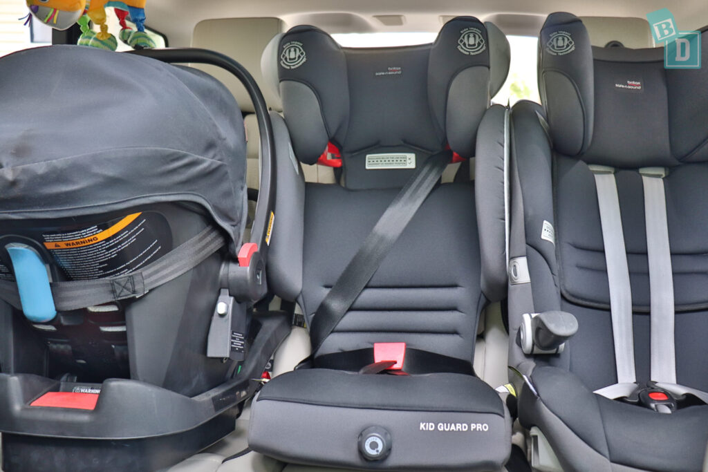 Range Rover Sport 2020 HSE R-Dynamic with three child seats installed