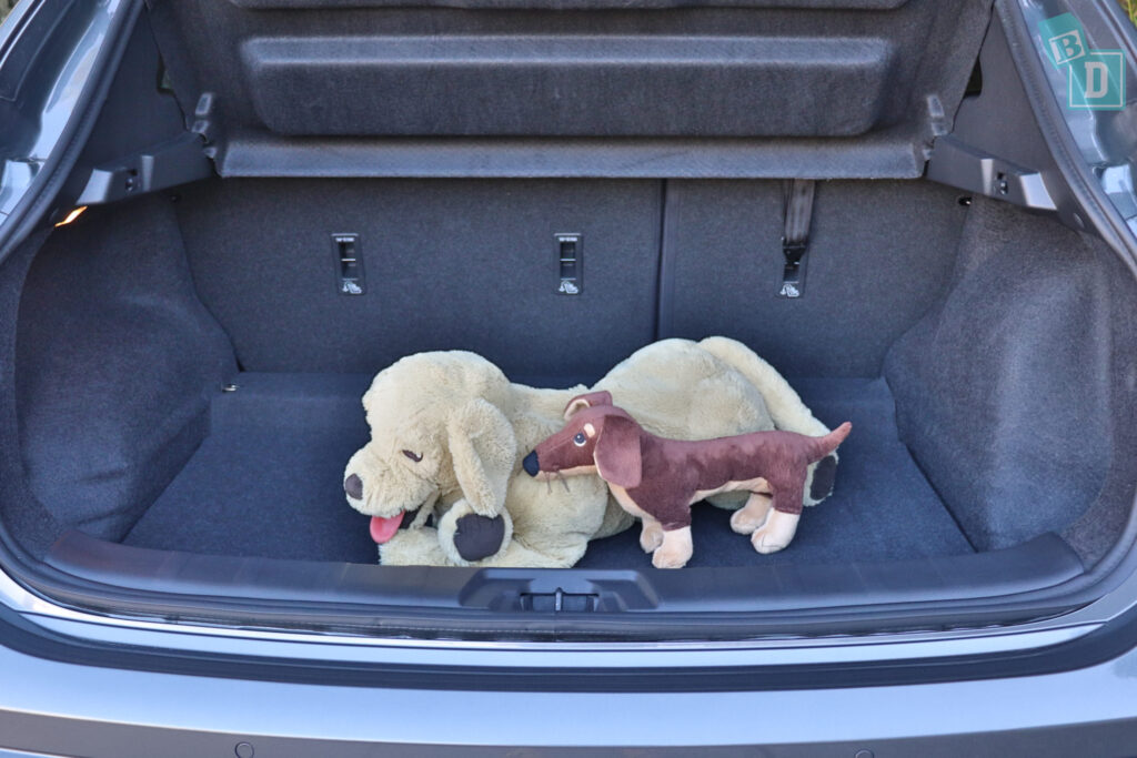 NISSAN QASHQAI N-SPORT 2020 boot space with dogs