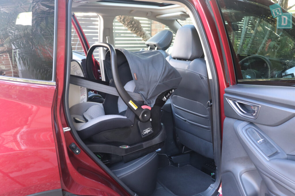 Subaru Forester Hybrid 2020 with rear facing child seats installed