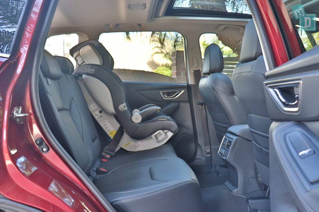 Subaru Forester Hybrid 2020 with child seats installed