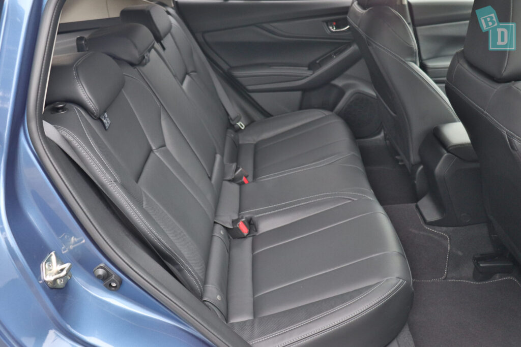 Subaru Impreza 2020 2.0i-S rear seats with isofix child seat anchor connection points