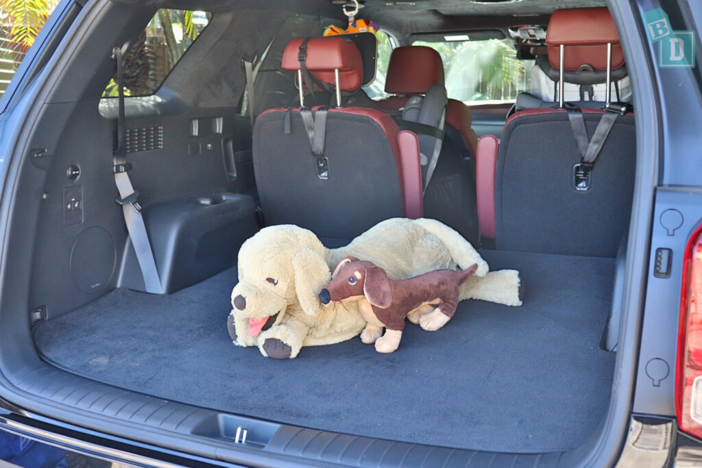 2021 Hyundai Palisade Highlander space for dogs in boot