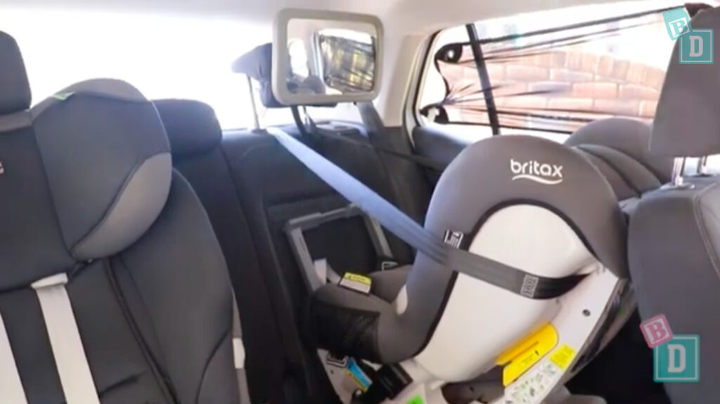2021 Volkswagen T-Cross 85 TSI Life with two child seats installed in the second row