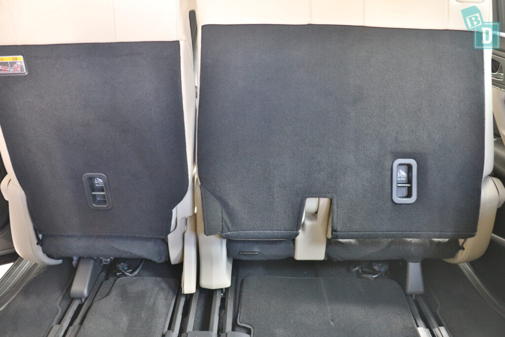 2021 Mazda CX-9 top tether child seat anchorages in the second row