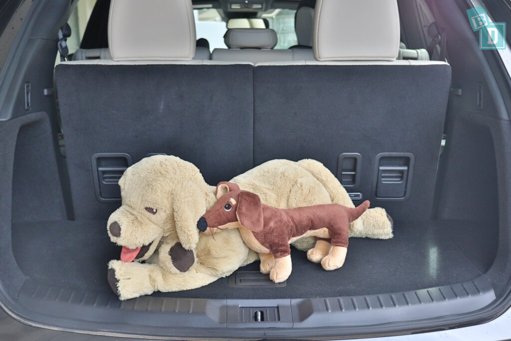 2021 Mazda CX-9 boot space for dogs with all three rows in use