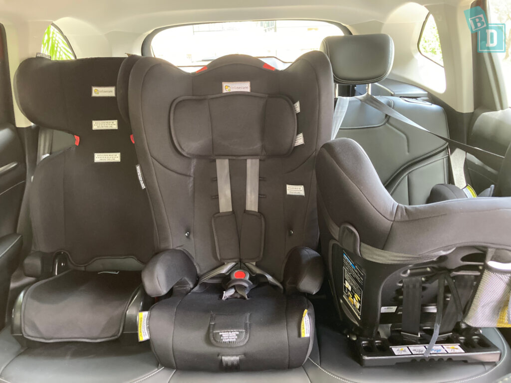 2021 Haval H6 Lux GT Line  with three child seats installed in the second row
