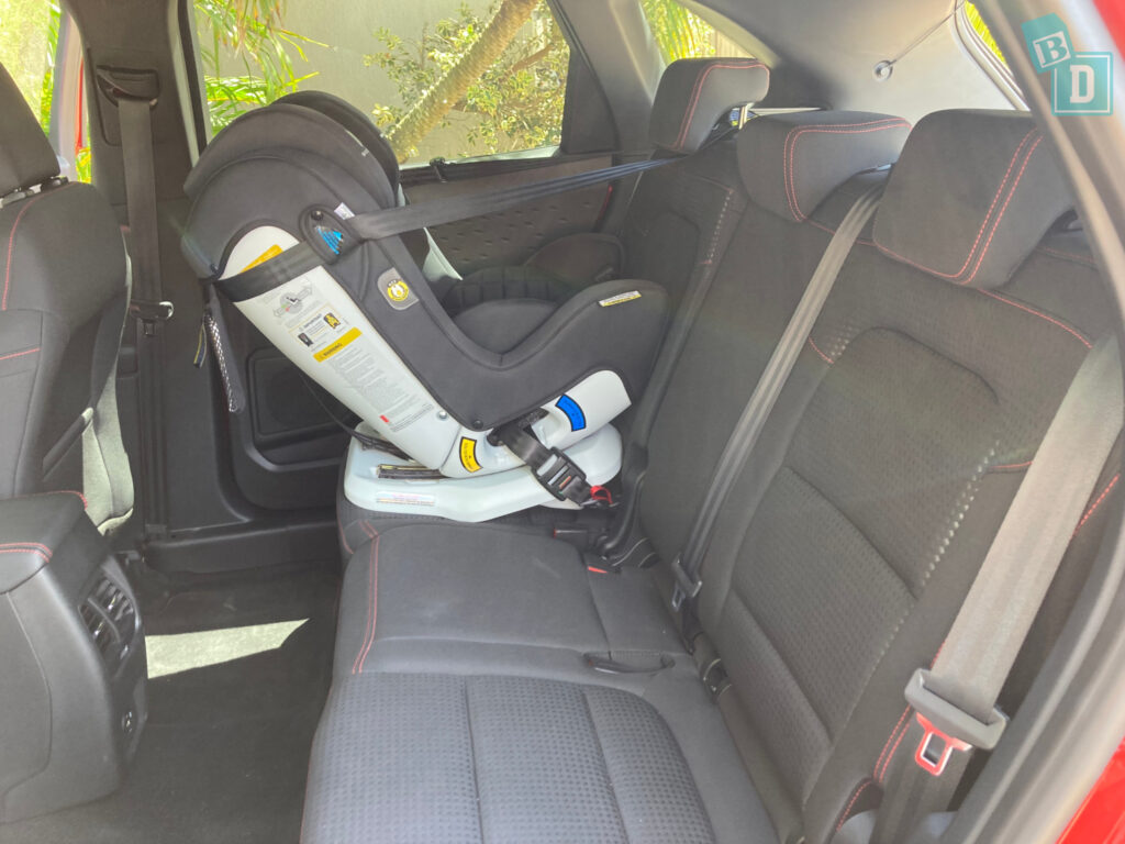 2022 Ford Escape ST-LINE legroom with rear-facing child seats installed in the second row