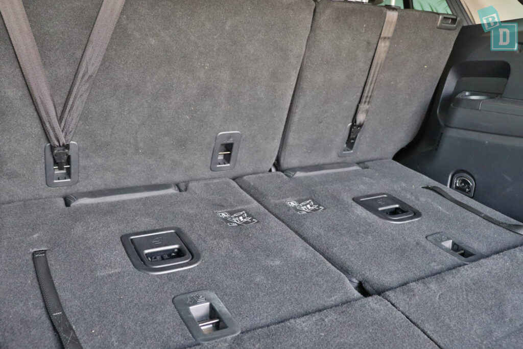 2021 Ford Everest Trend 4WD top tether child seat anchorages in the second row
