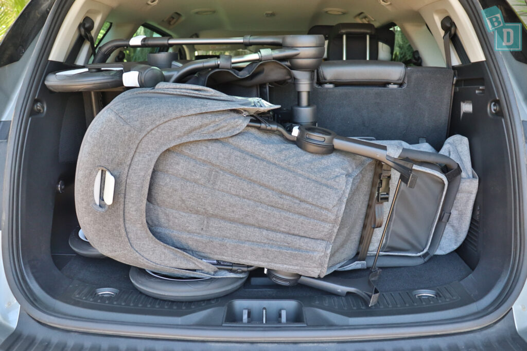 2021 Ford Everest Trend 4WD boot space for Bugaboo Donkey 5 pram with all three rows in use