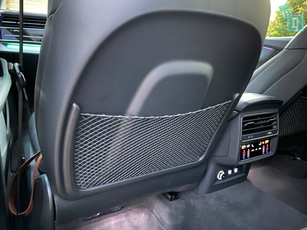 2021 Audi Q8 50 TDI Quattro Netted seat pockets