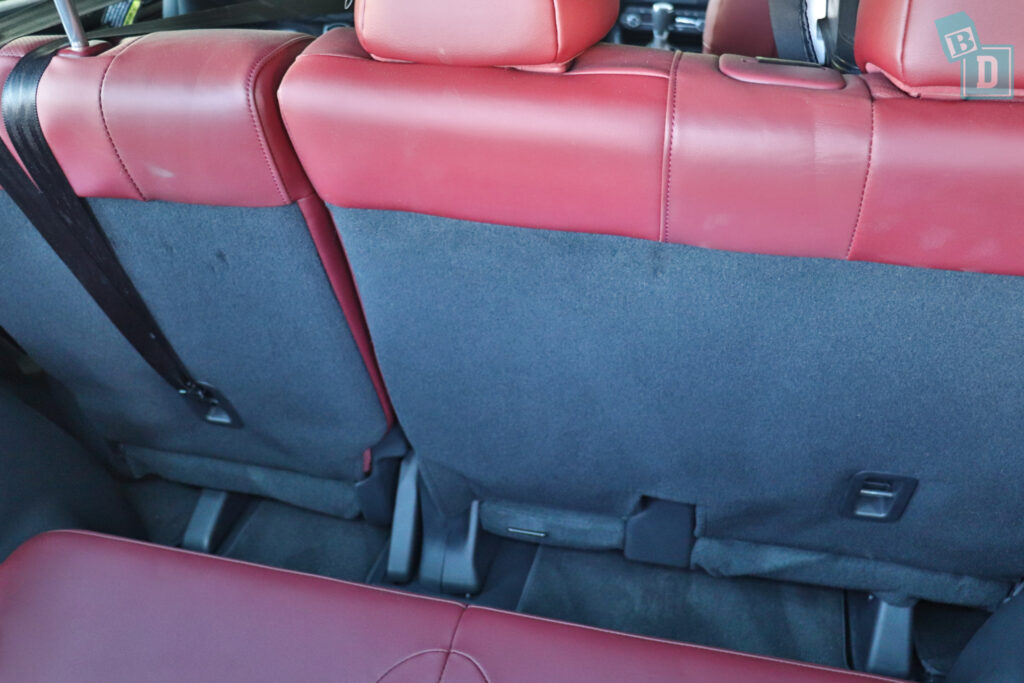 2022 Mazda CX-9 top tether child seat anchorages in the second row