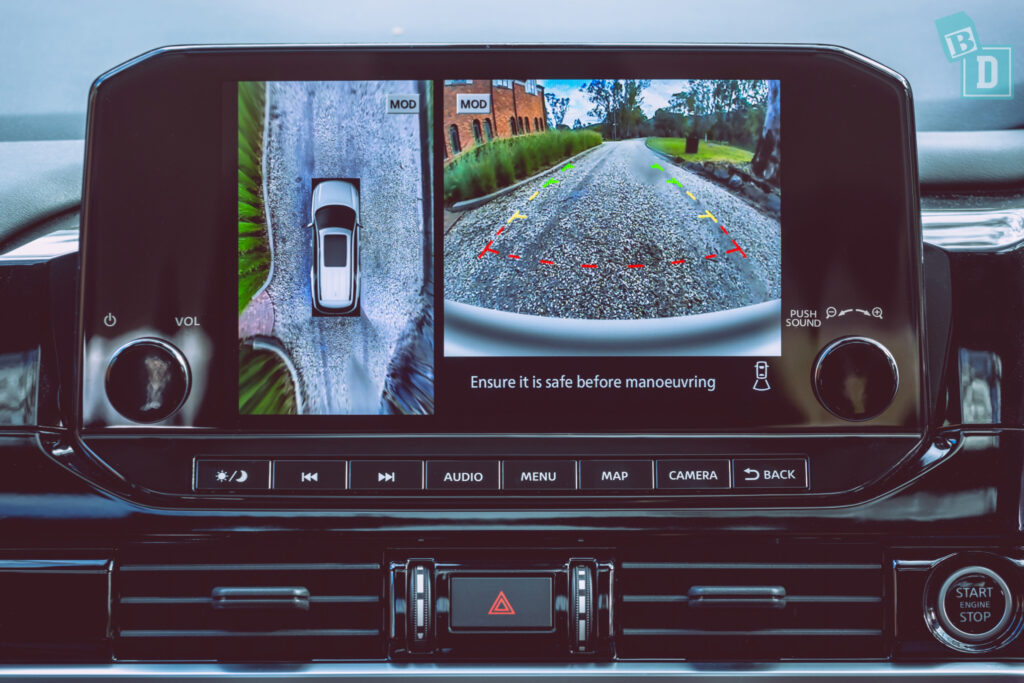 2023 Nissan Pathfinder 360-degree camera
