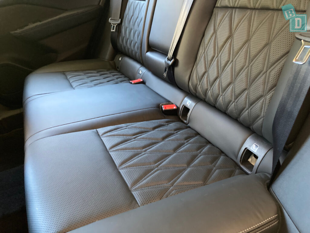 2023 Nissan Qashqai Ti ISOFIX child seat anchorages in the second row
