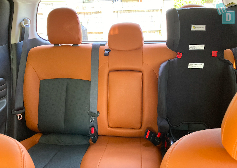 2023 Mitsubishi Triton GSR ISOFIX child seat anchorages in the second row 
