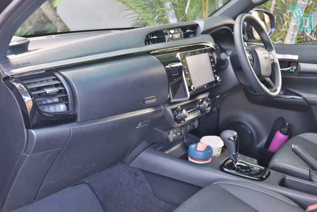 the interior of a toyota 4runner.