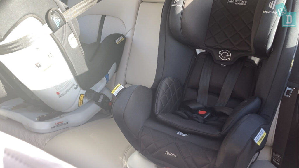 2023 Mazda CX-60 with 2 child seats in the back