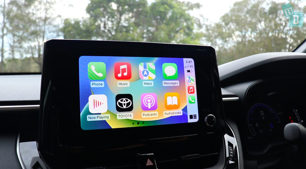 2023 Toyota Corolla Cross hybrid ios app review.