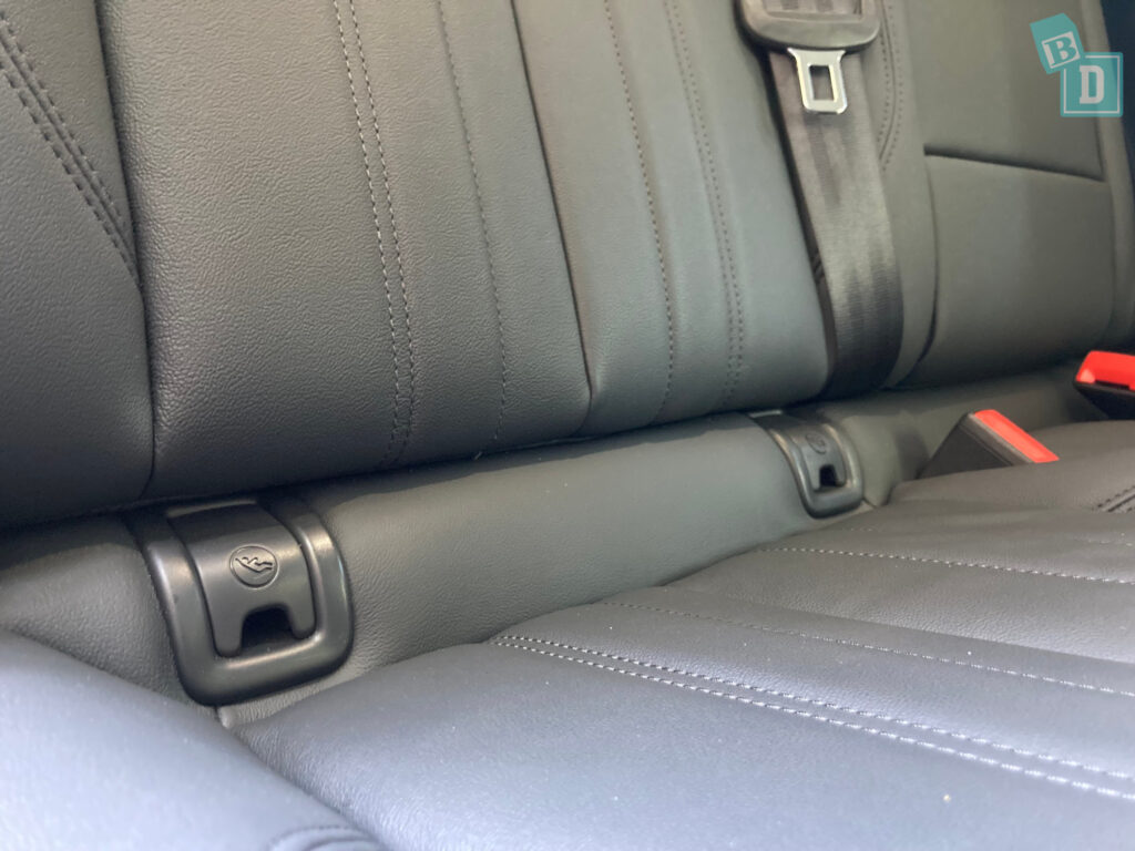 2023 Audi Q5 ISOFIX child seat anchorages in the second row

