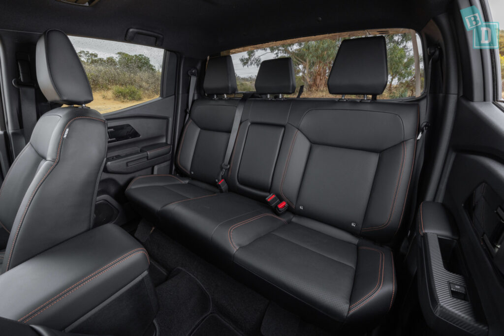 2024 Mitsubishi Triton ISOFIX child seat anchorages in the second row 