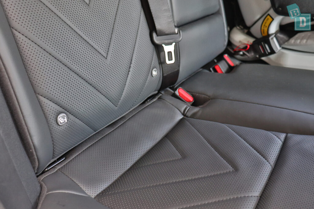 2024 Lexus NX350h ISOFIX child seat anchorages in the second row
