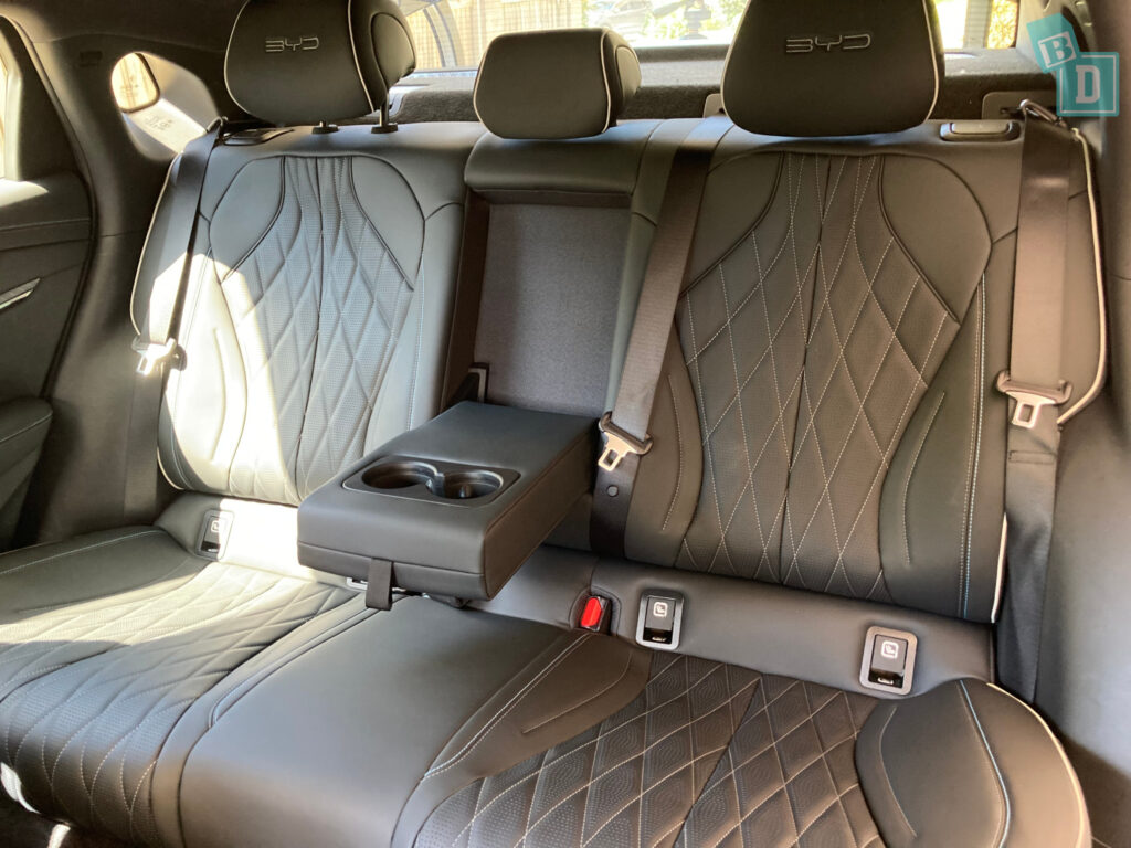 2024 BYD Seal ISOFIX child seat anchorages in the second row
