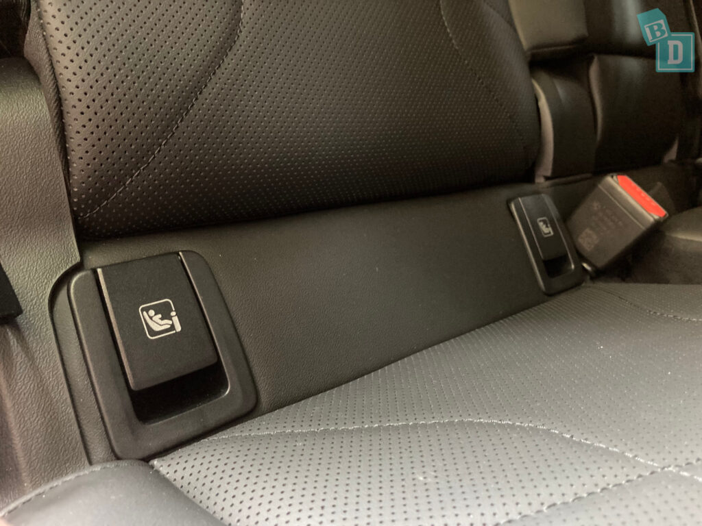 2024 BMW X2 XDrive 20i ISOFIX child seat anchorages in the second row
