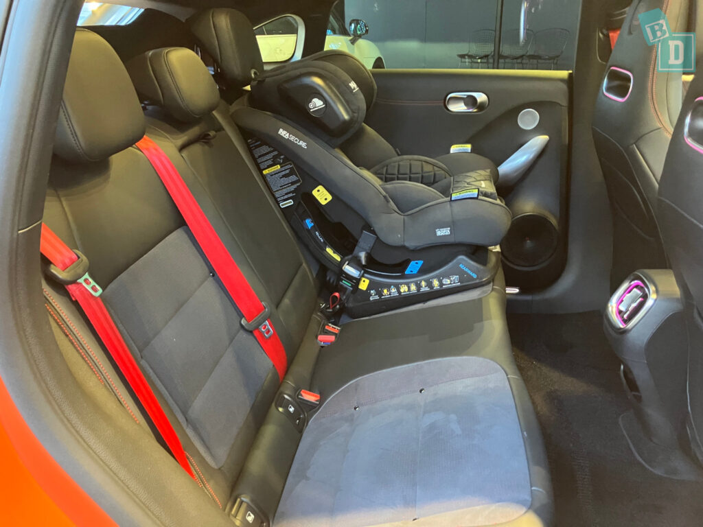 2024 SMART #3 with child seat installed