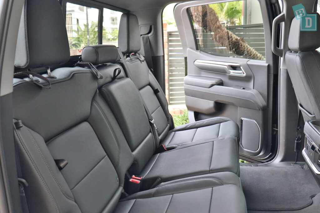 2024 Chevrolet Silverado 1500 LTZ Premium ISOFIX child seat anchorages in the second row
