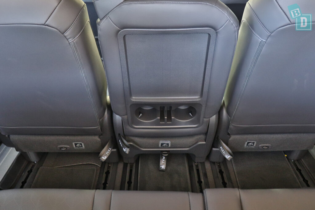 2025 Kia Carnival GT-Line Hybrid top tether child seat anchorages in the second row 