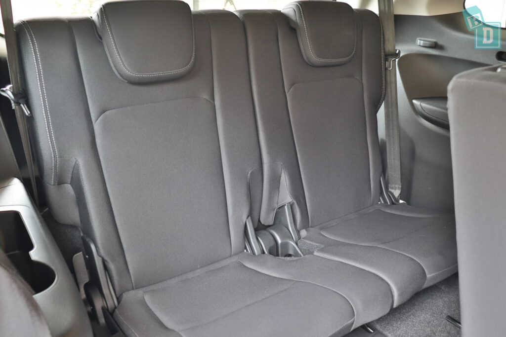 2024 Isuzu MU-X 1.9L LS-M 4X4 has no ISOFIX child seat anchorages in the third row
