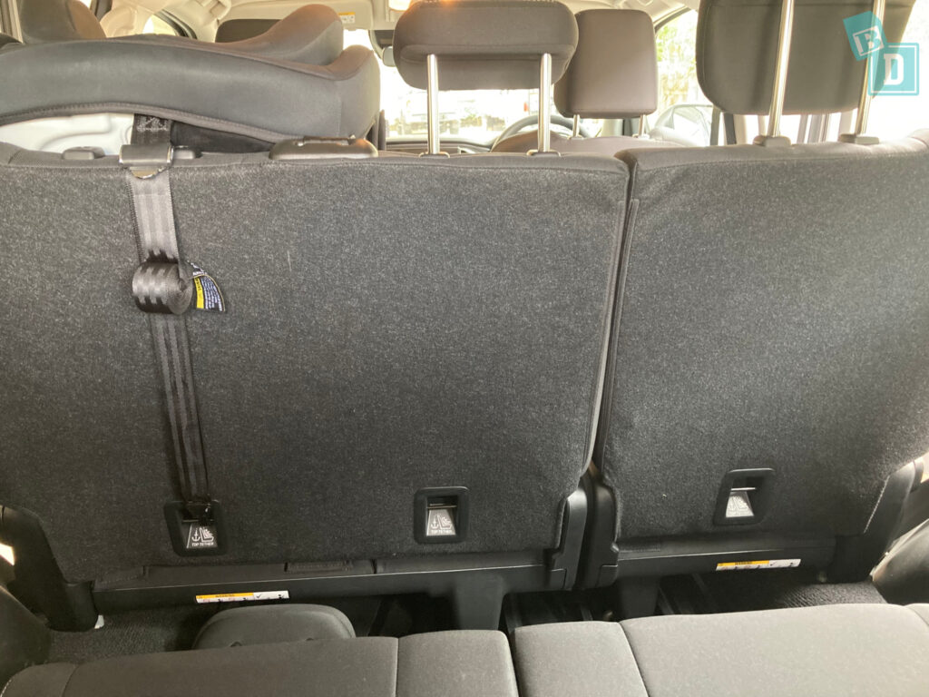 2024 Isuzu MU-X 1.9L LS-M 4X4 top tether child seat anchorages in the second row
